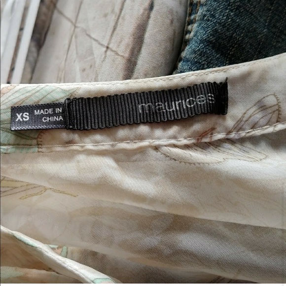 MAURICES SHEER BUTTERFLY DRESS (128) - Picture 4 of 5